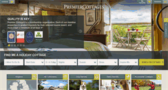 Desktop Screenshot of premiercottages.co.uk