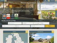 Tablet Screenshot of premiercottages.co.uk